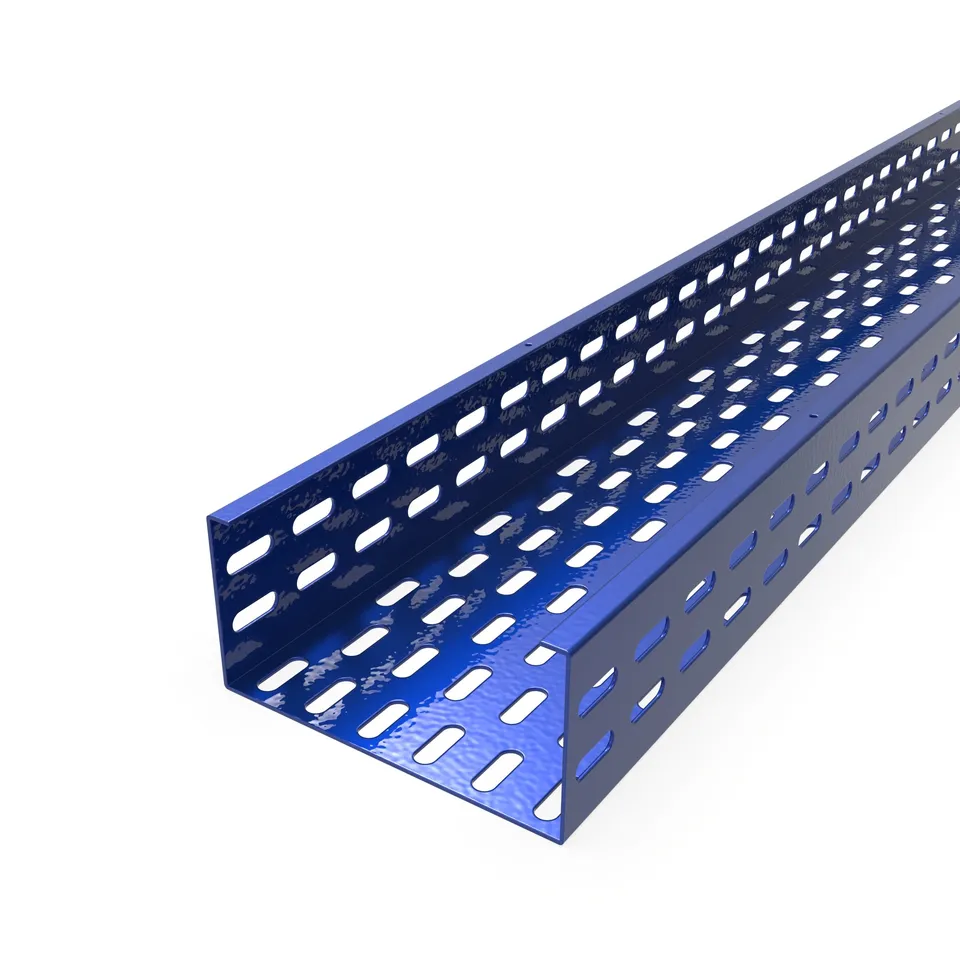 https://longjoycable.com/wp-content/uploads/2023/03/Powder-Coated-perforated-cable-tray-system-1.webp