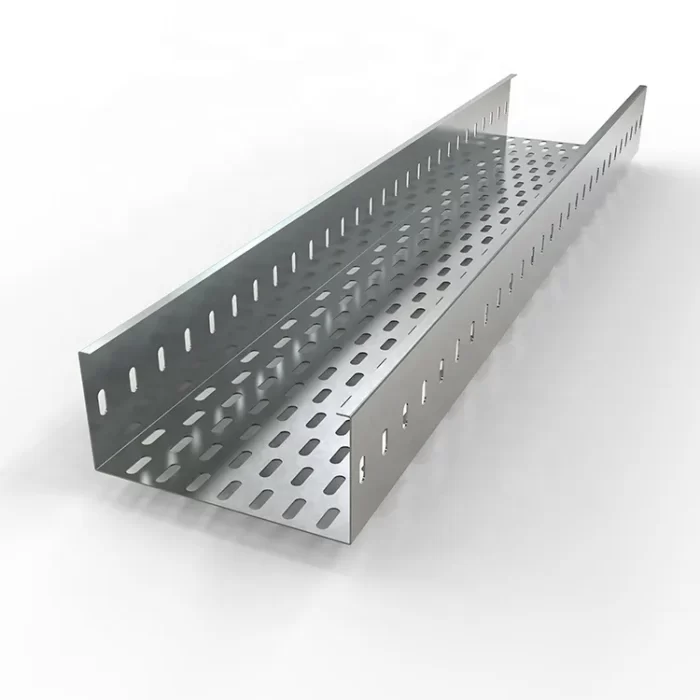 SS-304-Perforated-cable-tray-system